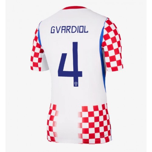 Stroje piłkarskie Chorwacja Josko Gvardiol #4 Koszulka Podstawowej MŚ 2026 Krótki Rękaw